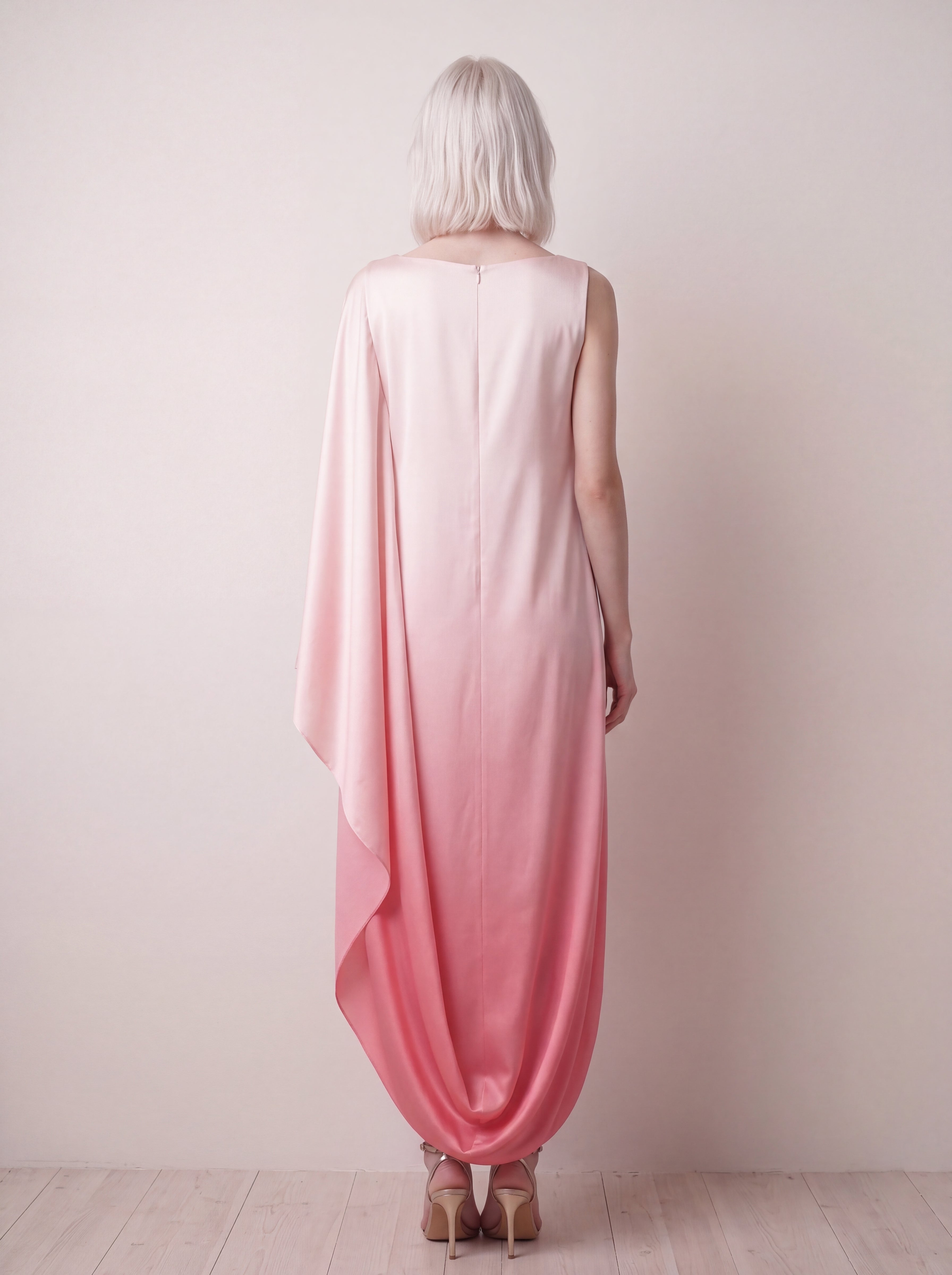 CORA dress in Blush Ombré — back